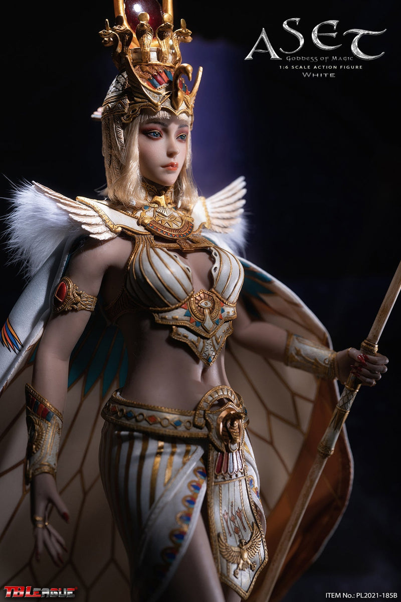 Load image into Gallery viewer, Aset Goddess Of Magic - White Female Chest Armor
