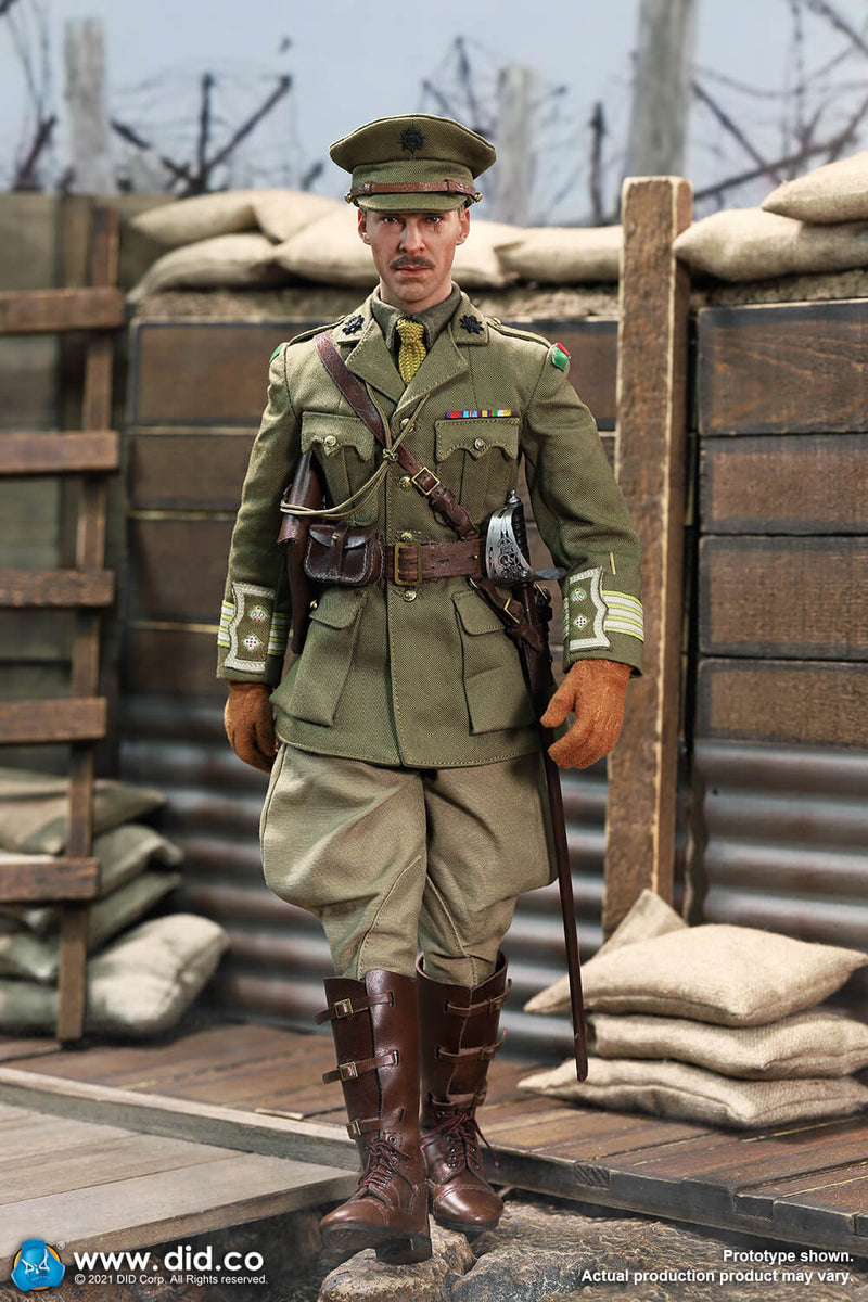 Load image into Gallery viewer, WWI - British Officer Colonel Mackenzie &amp; War Desk Diorama Set - MINT IN BOX
