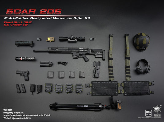 SCAR 20S Multi Caliber DMR Set D - MINT IN BOX