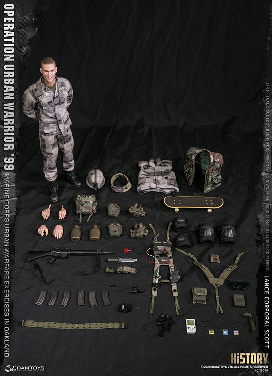 Operation Urban Warrior '99 Marine Corps Sergeant Crews & Corporal Scott Combo Pack - MINT IN BOX