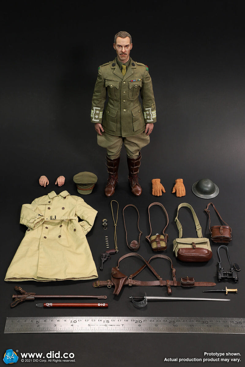 Load image into Gallery viewer, WWI - British Officer Colonel Mackenzie &amp; War Desk Diorama Set - MINT IN BOX
