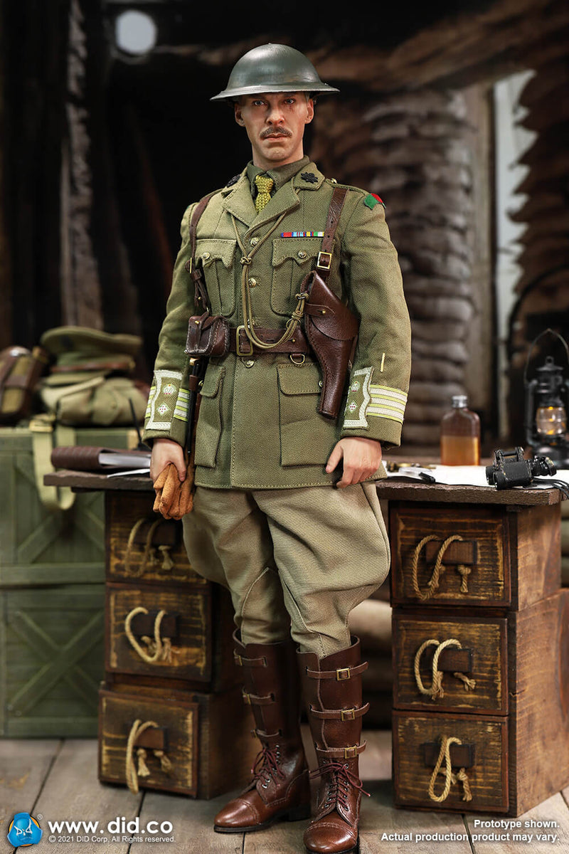 Load image into Gallery viewer, WWI - British Officer Colonel Mackenzie &amp; War Desk Diorama Set - MINT IN BOX
