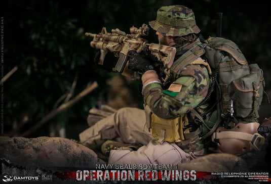 Operation Red Wings Radio Operator - Green & Black Shemagh