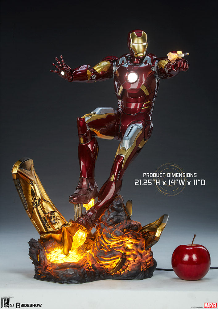 Load image into Gallery viewer, The Avengers - Iron Man MK VII Light Up Maquette - MINT IN BOX
