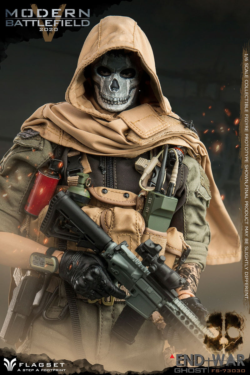 Load image into Gallery viewer, Modern Battlefield Ghost - Male Base Body w/Skull Masked Head Sculpt
