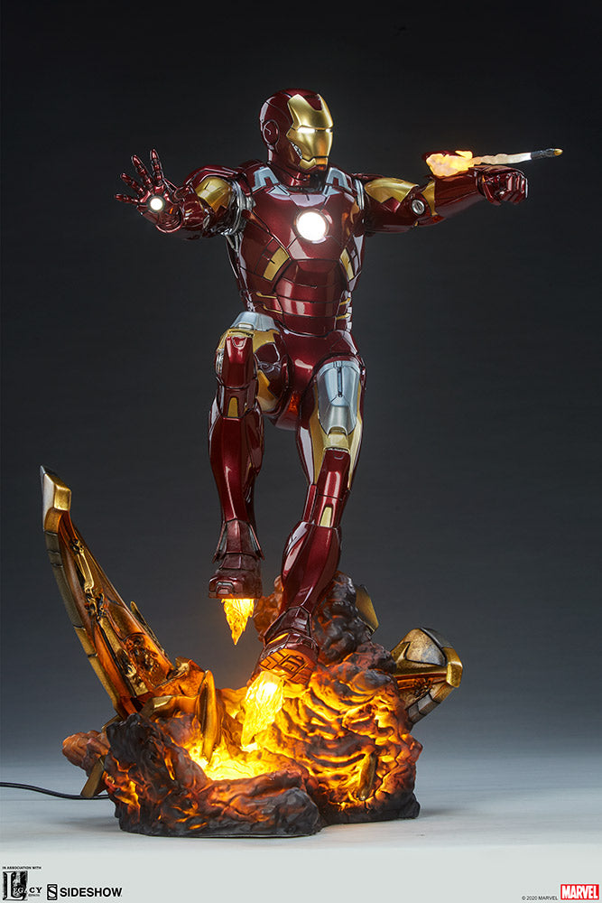 Load image into Gallery viewer, The Avengers - Iron Man MK VII Light Up Maquette - MINT IN BOX
