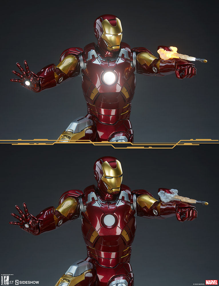 Load image into Gallery viewer, The Avengers - Iron Man MK VII Light Up Maquette - MINT IN BOX
