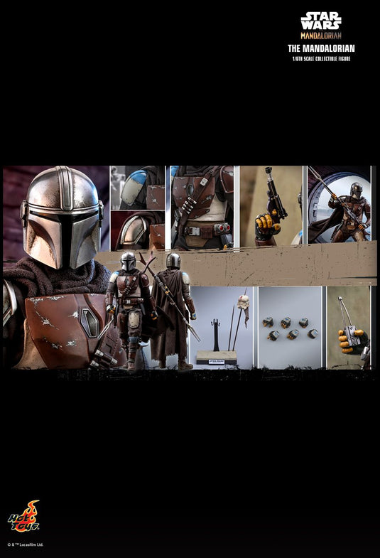 Star Wars - The Mandalorian - Left Weathered Beskar Thigh Armor