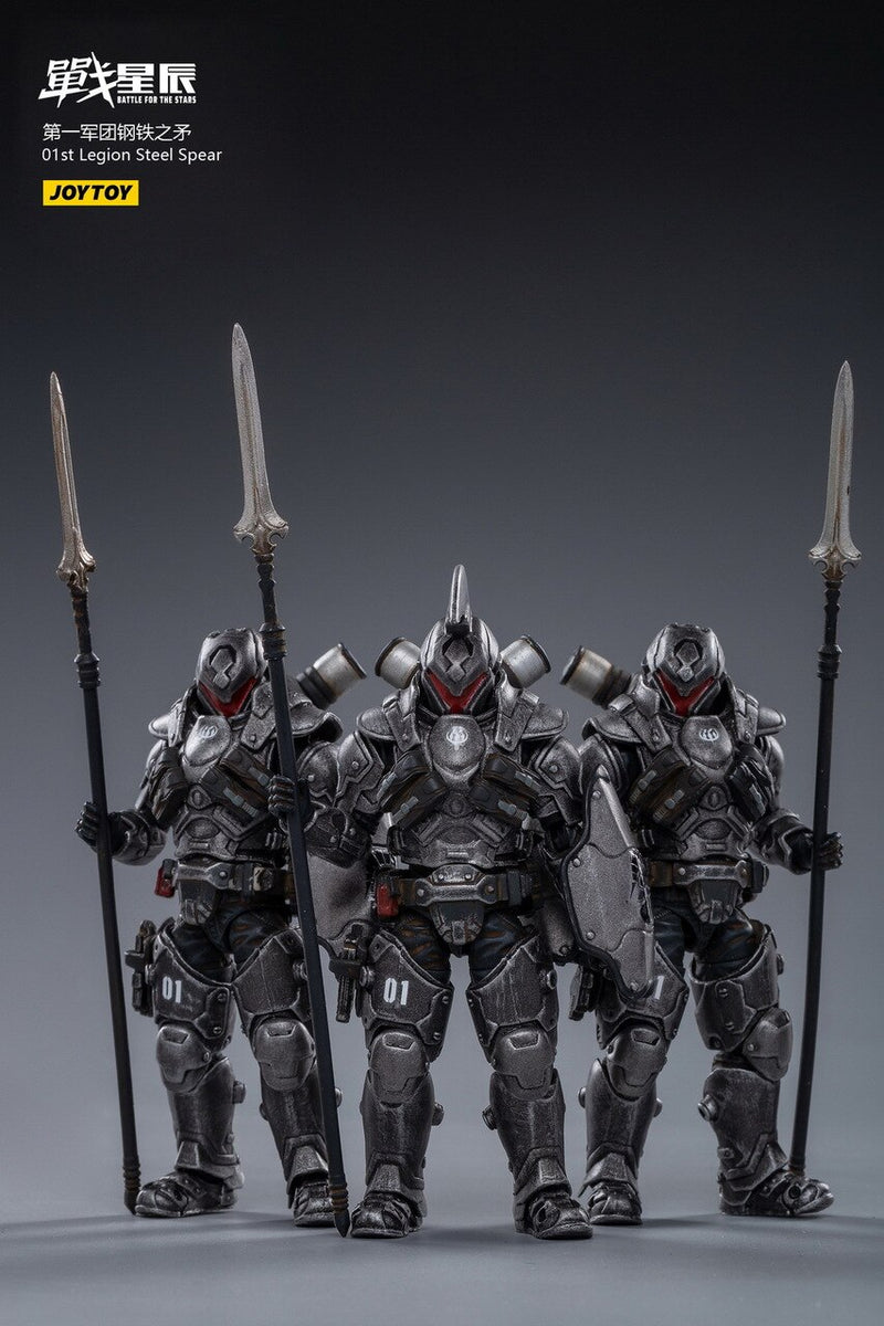 Load image into Gallery viewer, 1/18 - 1st Legion Steel Spear - Male Armored Body w/Weapon Set
