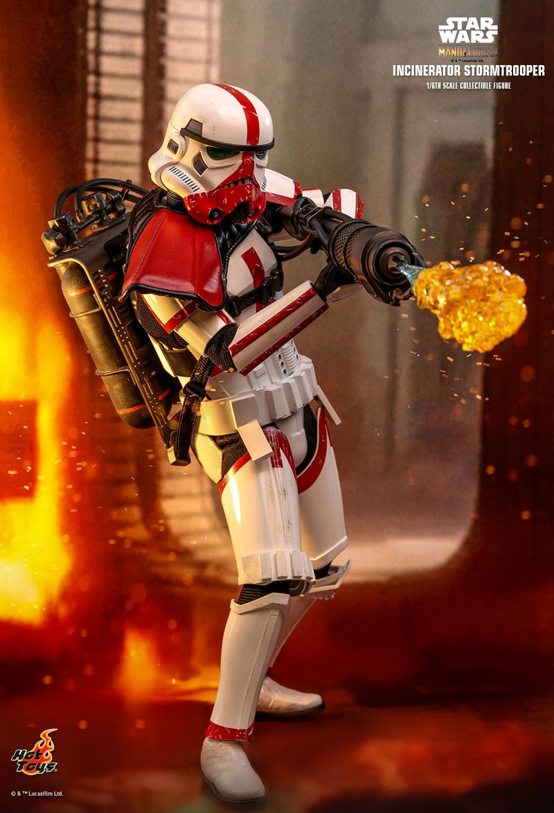 Load image into Gallery viewer, Star Wars - Incinerator Trooper - White &amp; Red Helmet
