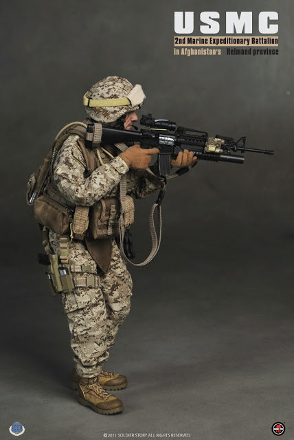 USMC 2nd MEB Helmand - Male Dressed Body w/AOR1 Uniform & Boots