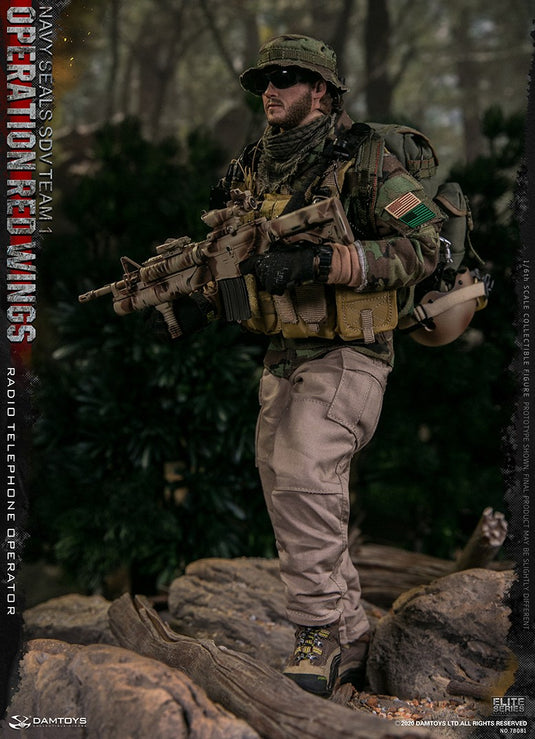 Operation Red Wings Radio Operator - Green & Black Shemagh