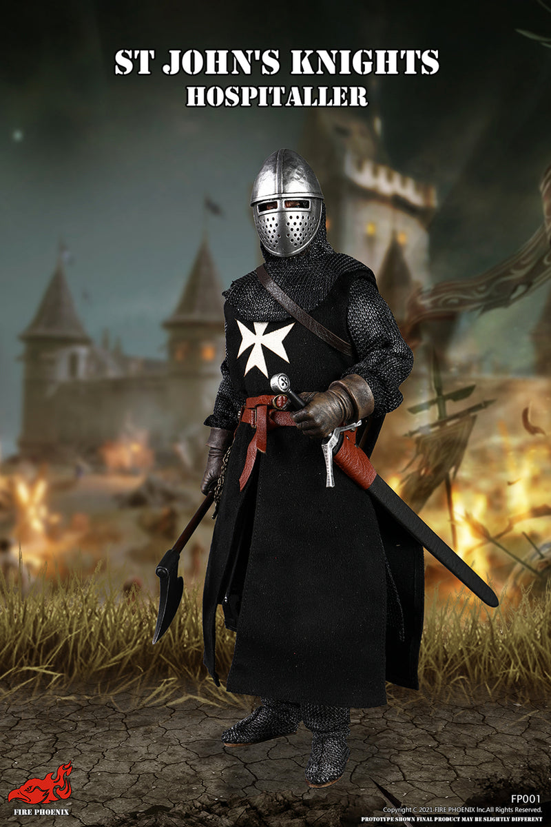 Load image into Gallery viewer, St Johns Knights - Black Shield
