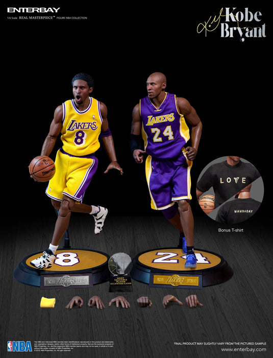 GCZ Kobe Lakers #24 Basketball Jersey Set for Men, 2-Piece