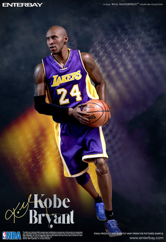 LOS ANGELES LAKERS Kobe Bryant Jersey #24 Throwback Adult Purple