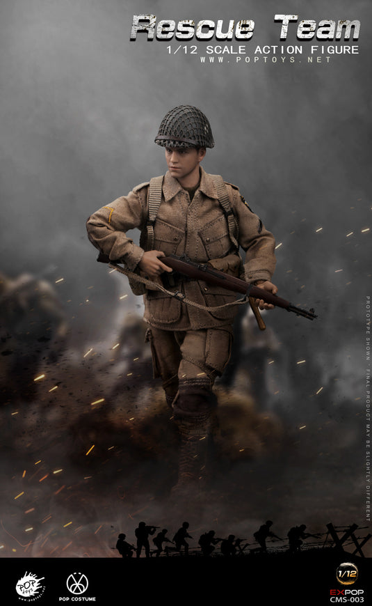 1/12 - WWII - Rescue Team - Base Figure Stand