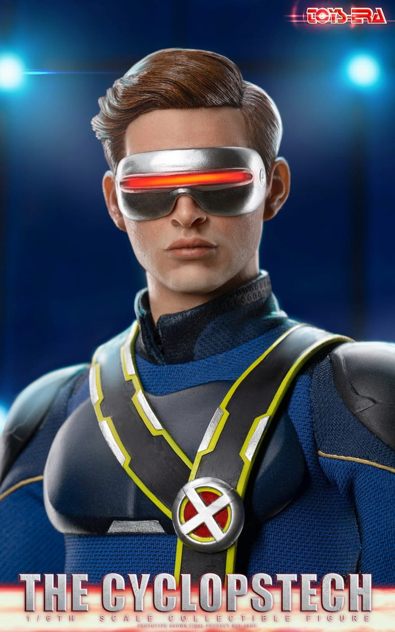 Load image into Gallery viewer, The Cyclopstech - Male Head Sculpt w/Light Up Visor
