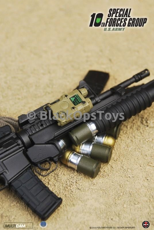 Load image into Gallery viewer, Soldier Story US Army 10th SFG Special Forces Coyote Tan Pouch &amp; Grenade Ammo
