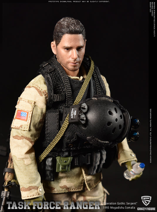 1/12 - Delta Force - Rifleman - Black Helmet w/NVG Set