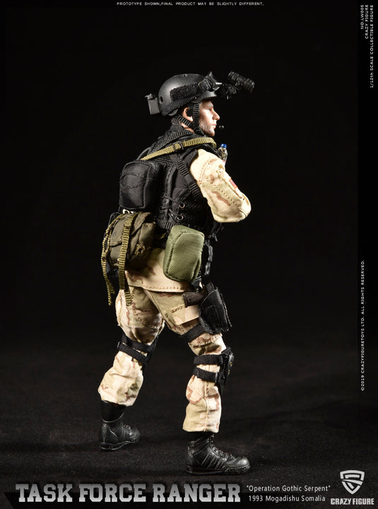 1/12 - Delta Force - Rifleman - Black Helmet w/NVG Set