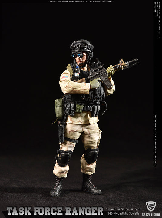 1/12 - Delta Force - Rifleman - Black Helmet w/NVG Set