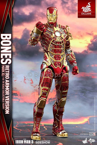 SDCC Exclusive - Iron Man Mk. XLI Bones Retro Armor Version - MINT IN BOX