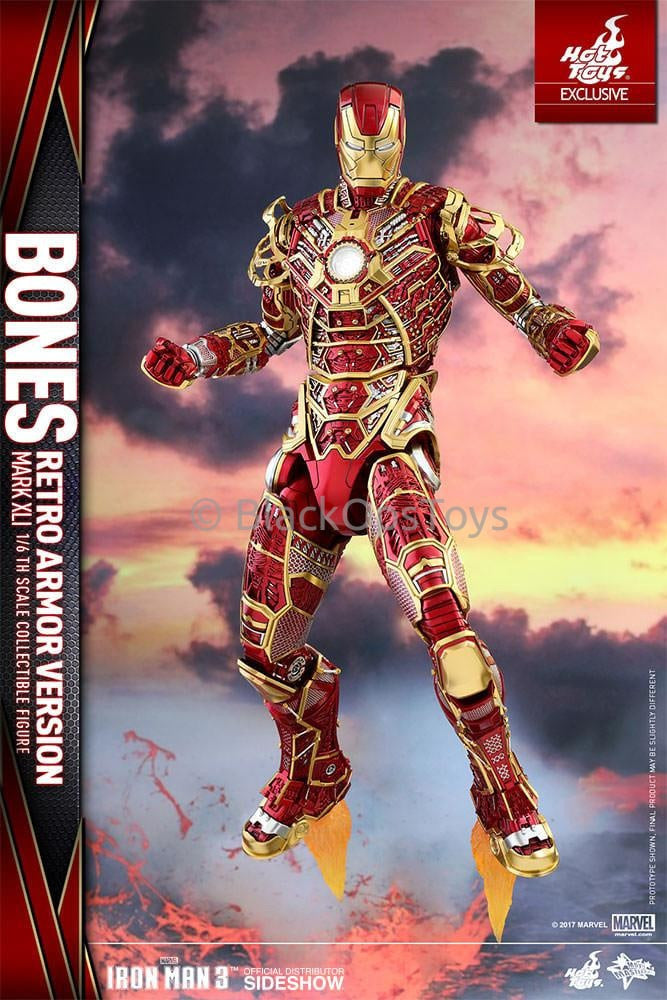 Load image into Gallery viewer, SDCC Exclusive - Iron Man Mk. XLI Bones Retro Armor Version - MINT IN BOX
