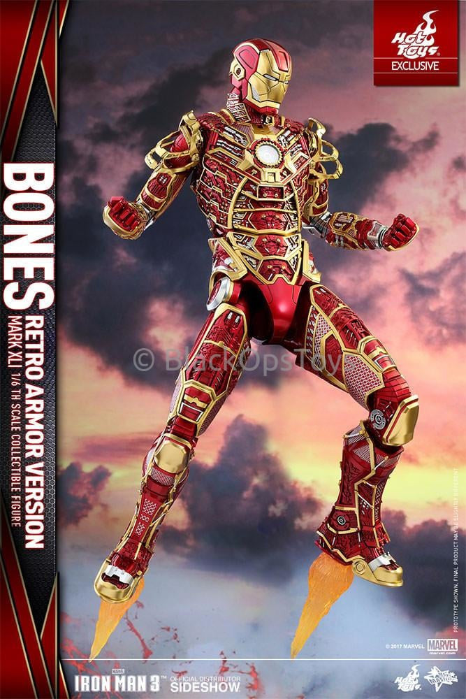 Load image into Gallery viewer, SDCC Exclusive - Iron Man Mk. XLI Bones Retro Armor Version - MINT IN BOX
