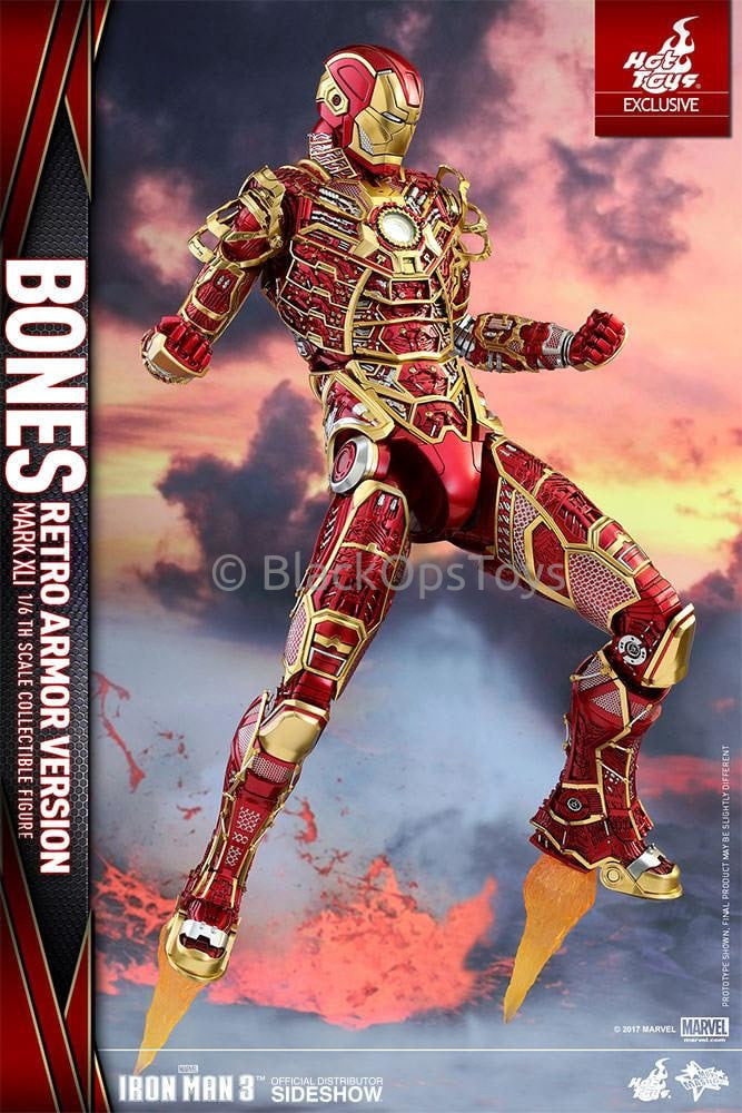 Load image into Gallery viewer, SDCC Exclusive - Iron Man Mk. XLI Bones Retro Armor Version - MINT IN BOX
