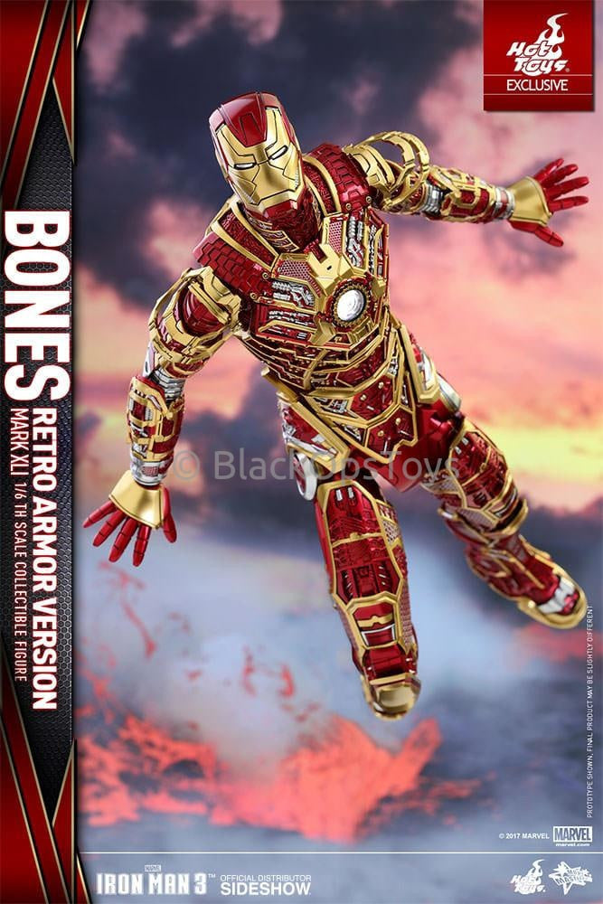 Load image into Gallery viewer, SDCC Exclusive - Iron Man Mk. XLI Bones Retro Armor Version - MINT IN BOX
