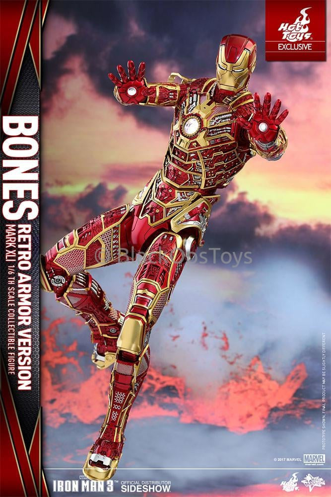 Load image into Gallery viewer, SDCC Exclusive - Iron Man Mk. XLI Bones Retro Armor Version - MINT IN BOX
