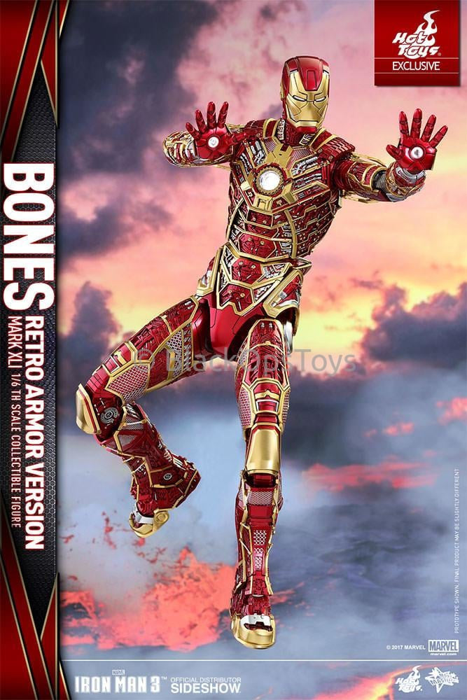 Load image into Gallery viewer, SDCC Exclusive - Iron Man Mk. XLI Bones Retro Armor Version - MINT IN BOX
