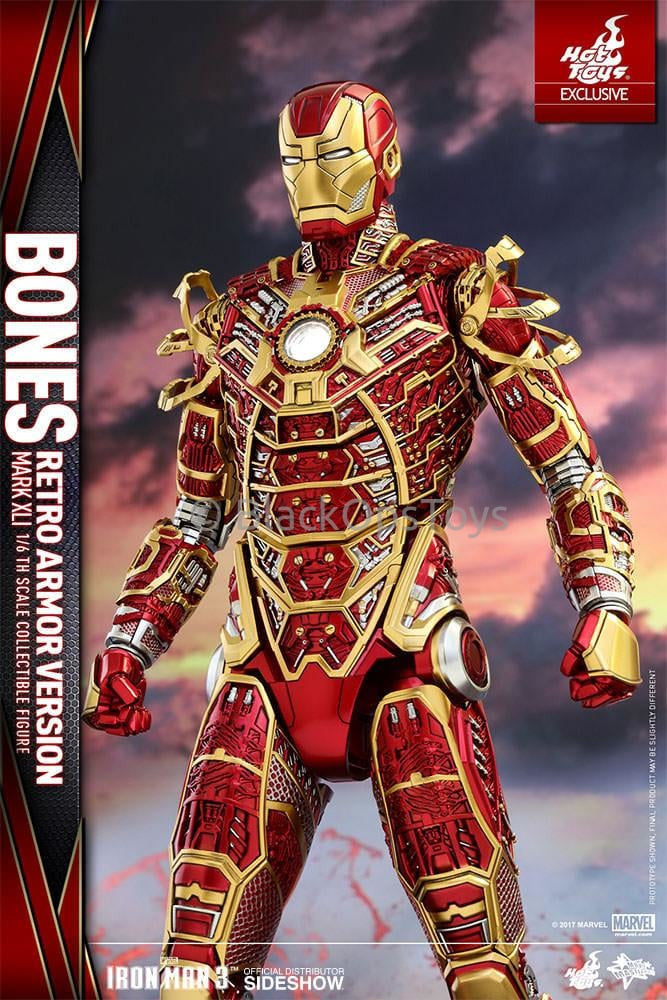 Load image into Gallery viewer, SDCC Exclusive - Iron Man Mk. XLI Bones Retro Armor Version - MINT IN BOX
