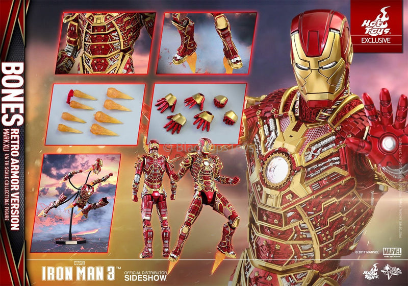 Load image into Gallery viewer, SDCC Exclusive - Iron Man Mk. XLI Bones Retro Armor Version - MINT IN BOX
