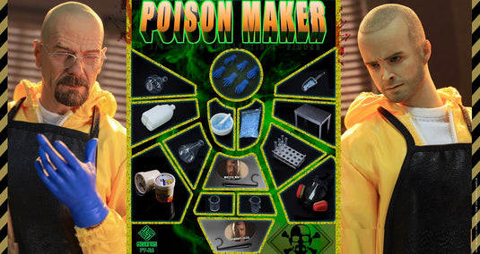 Breaking Bad - Poison Makers - Male Head Sculpt w/Beard