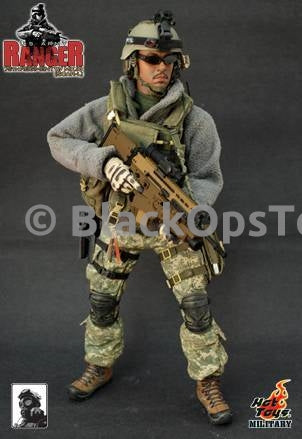 Rare Hot Toys U.S. Army Ranger 75th Ranger Regiment with MK16 Scar-L Mint in Box