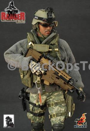 Rare Hot Toys U.S. Army Ranger 75th Ranger Regiment with MK16 Scar-L Mint in Box