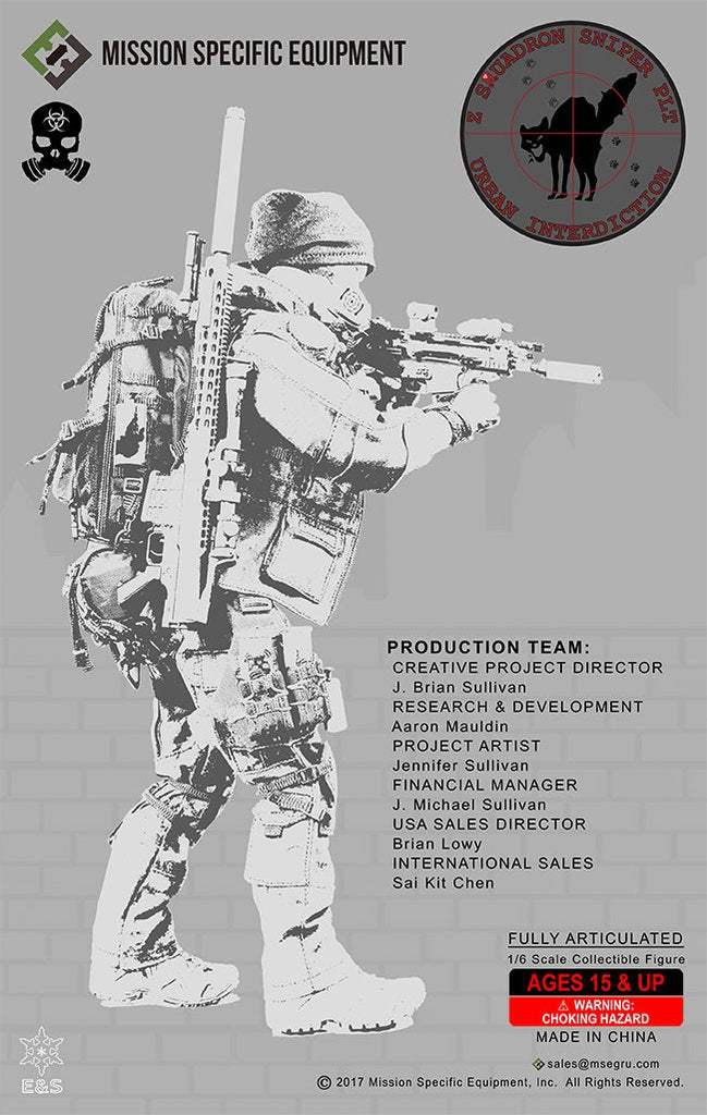 Load image into Gallery viewer, ZERT - Sniper Team - Black Multicam Uniform Set
