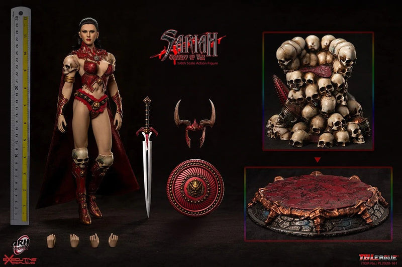 Load image into Gallery viewer, Sariah Goddess Of War - Skull Shoulder Pad
