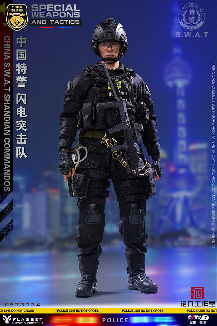 Load image into Gallery viewer, S.W.A.T. Commando - Black Shirt
