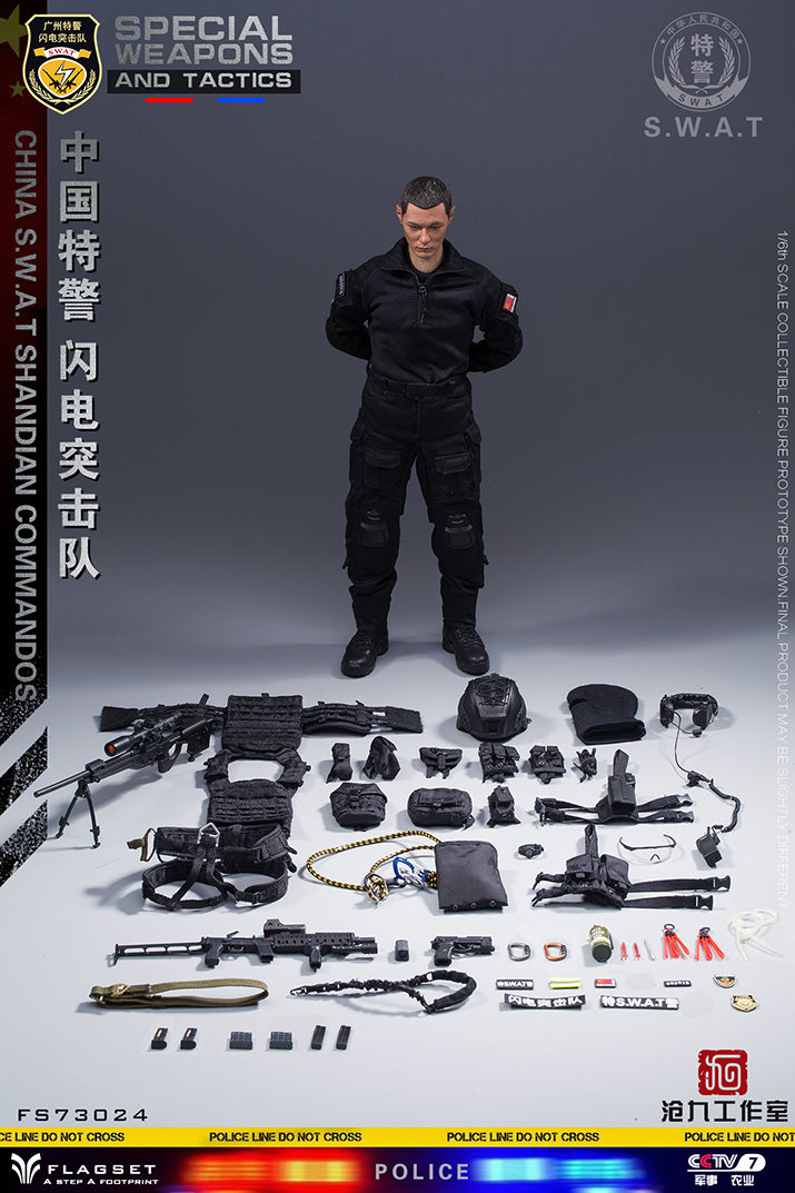 Load image into Gallery viewer, S.W.A.T. Commando - Black Shirt
