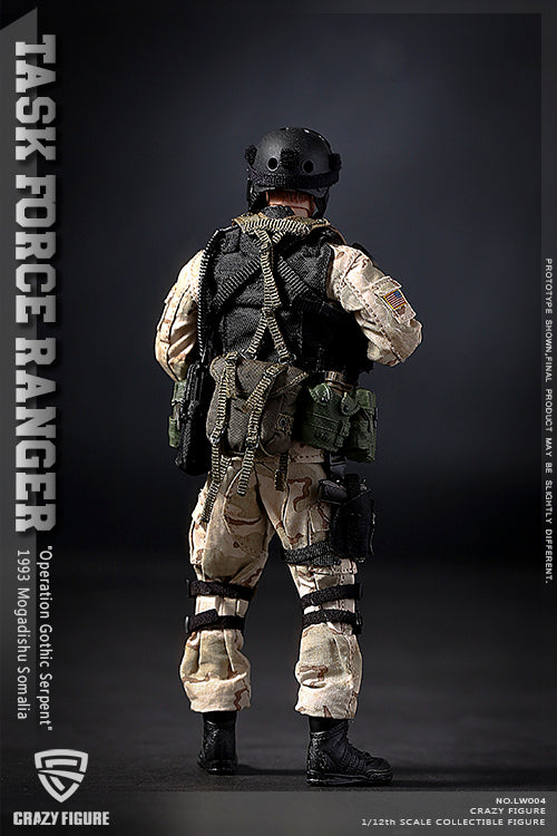 1/12 - Delta Force - Rifleman - Black Chest Rig w/Mag Set (x4)