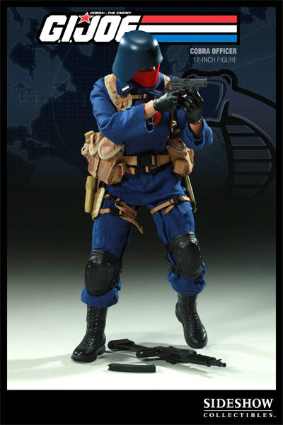 Load image into Gallery viewer, GI Joe - Cobra Officer Blue - MINT IN BOX
