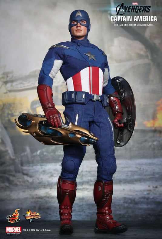 The Avengers - Captain America - Red White & Blue Uniform Set